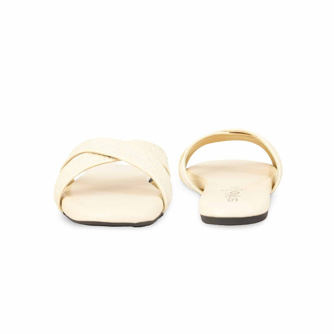 Cream Formal Slipper FR8294