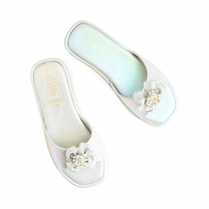 Silver Formal Slipper FR8312