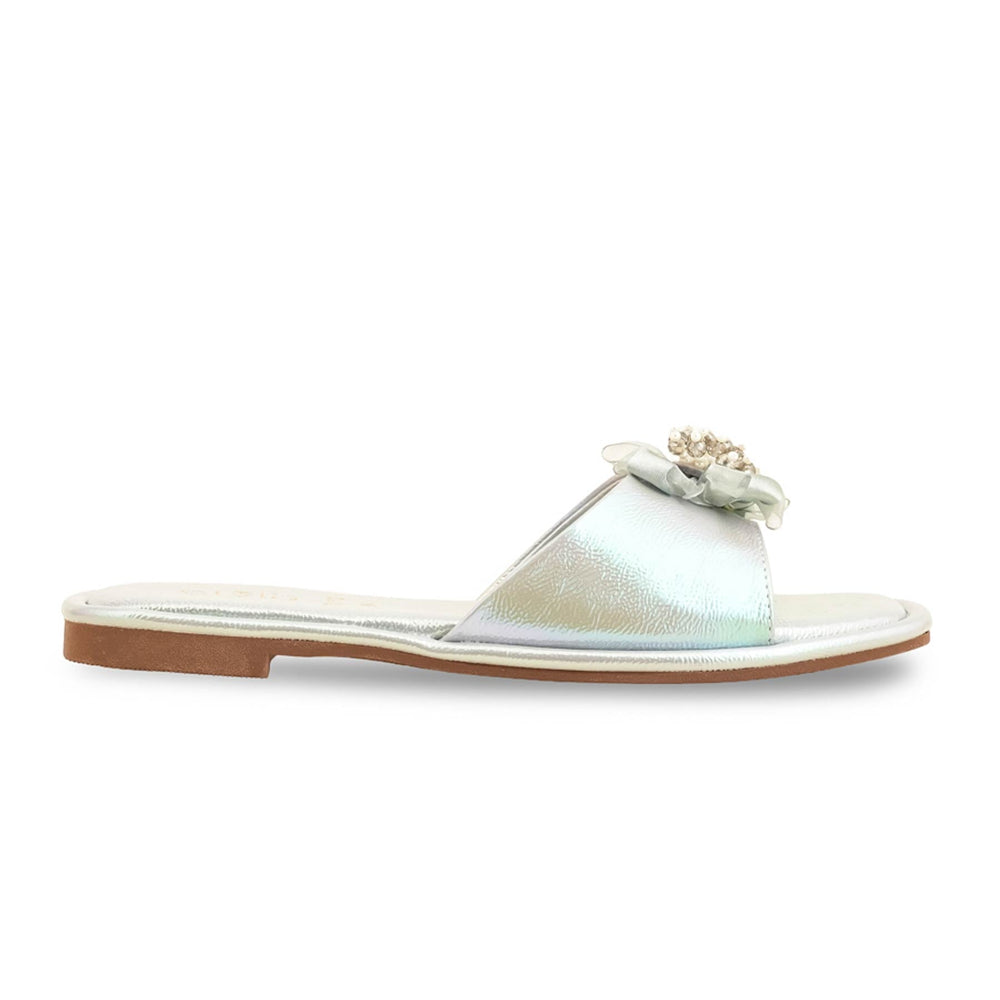 Silver Formal Slipper FR8312