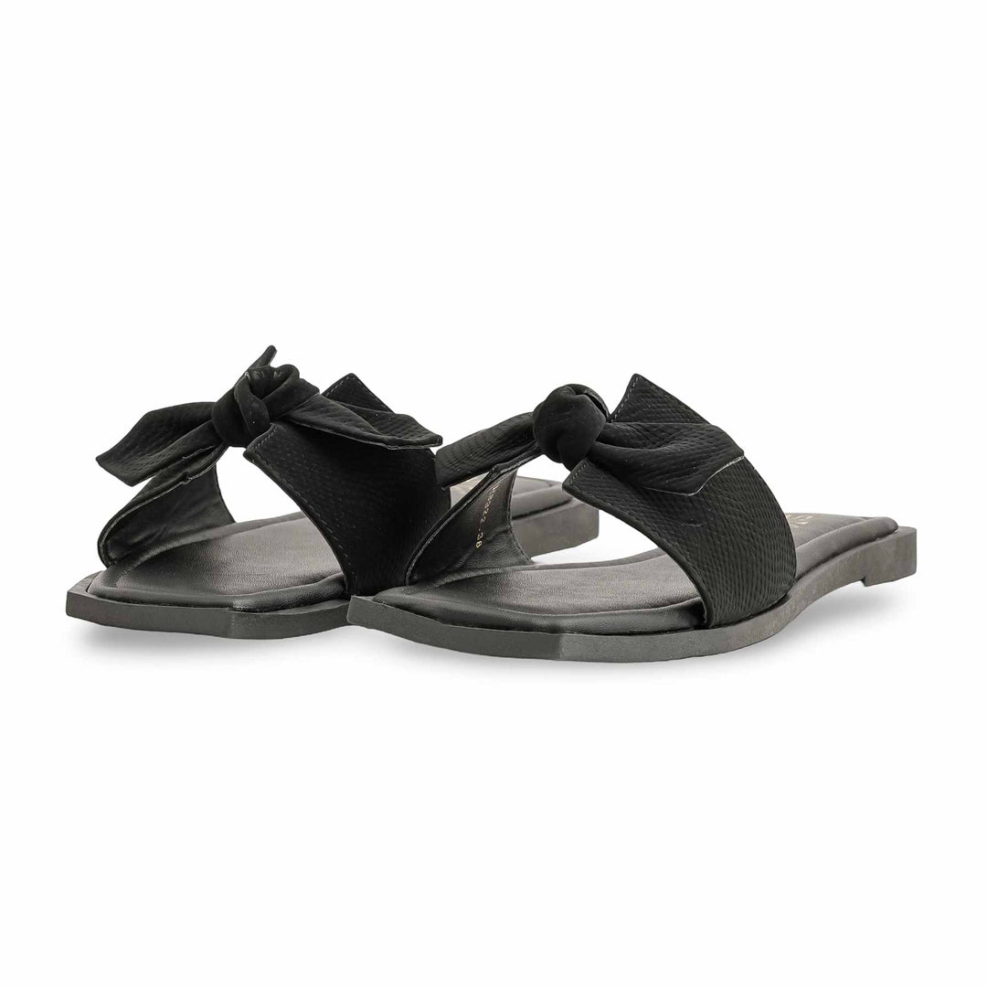 Black Formal Slipper For Ladies FR8322