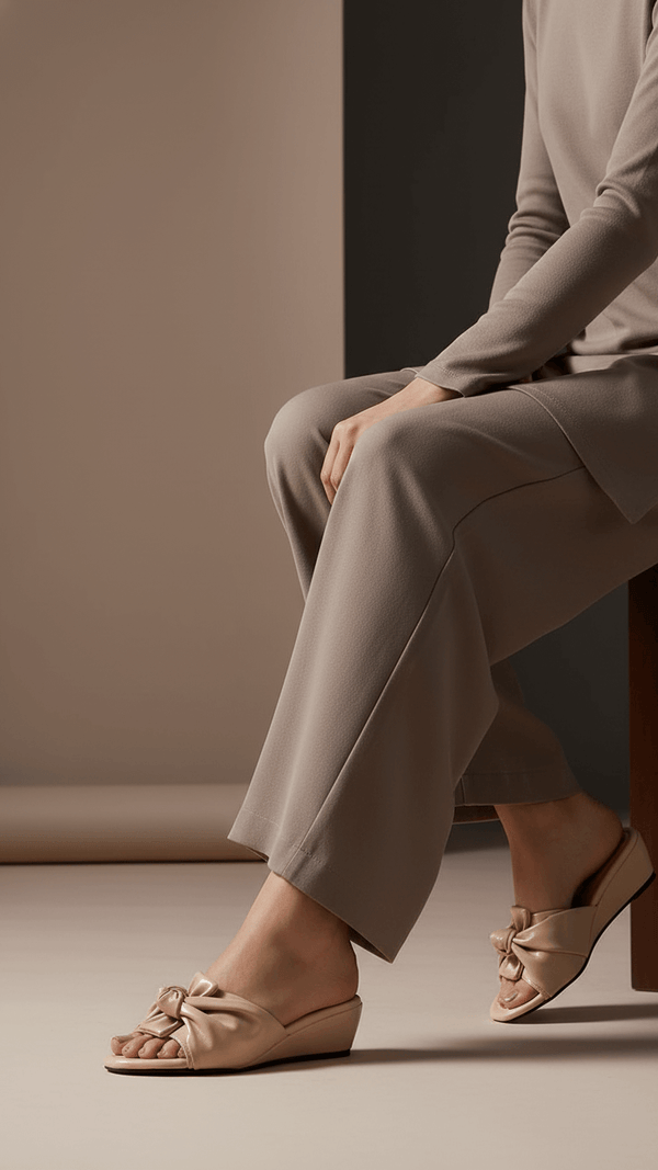 Cream Formal Women Slipper FR8330