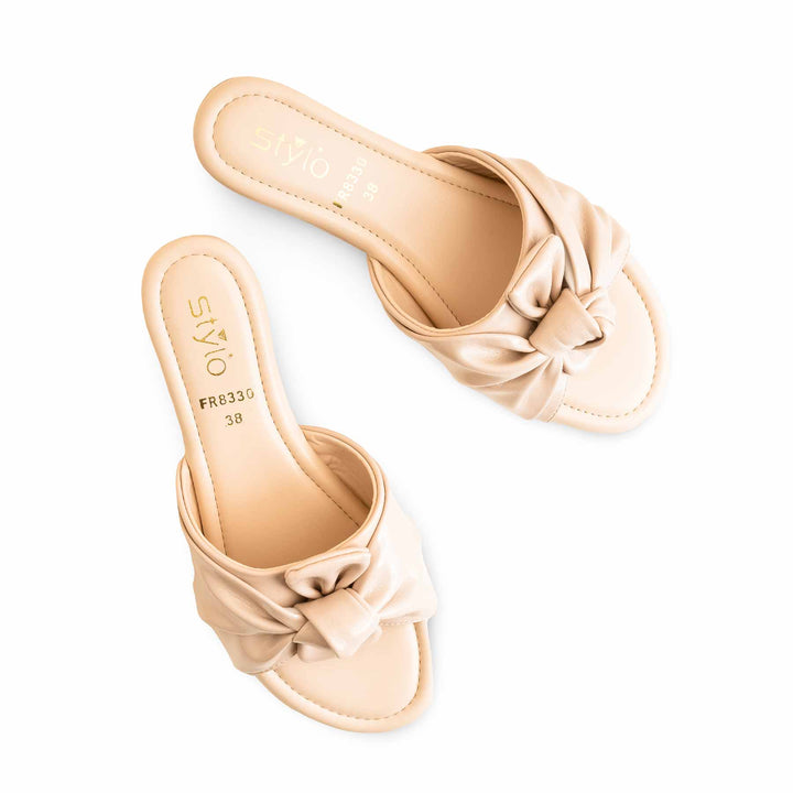 Cream Formal Women Slipper FR8330