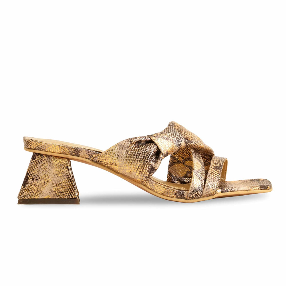 Golden Formal Slipper FR8331