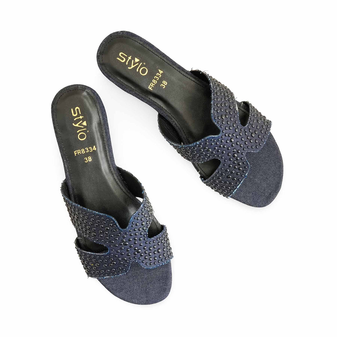 Blue Formal Slipper FR8334