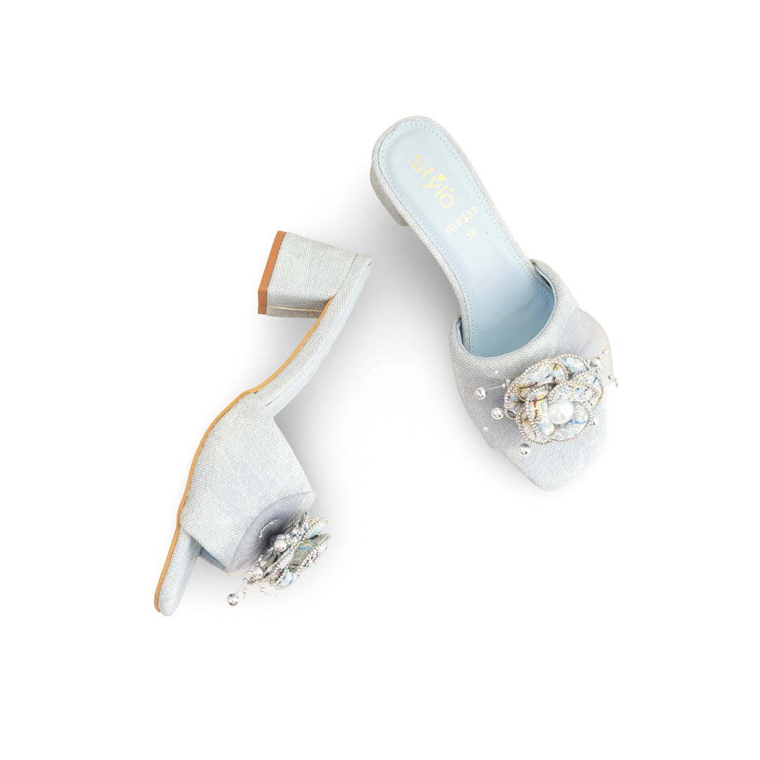 Sky Blue Formal Slipper FR8337