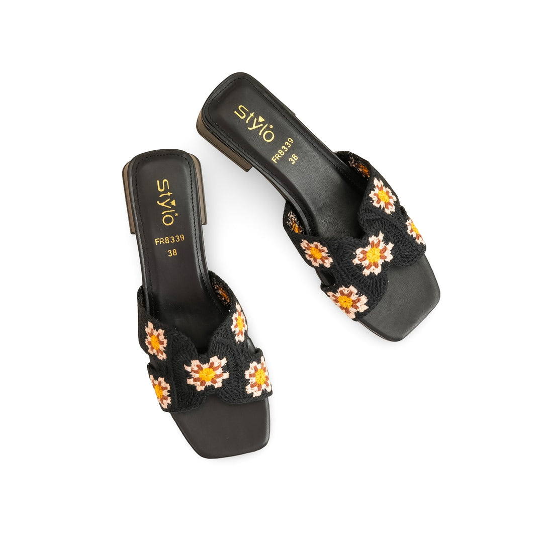 Black Formal Slipper FR8339