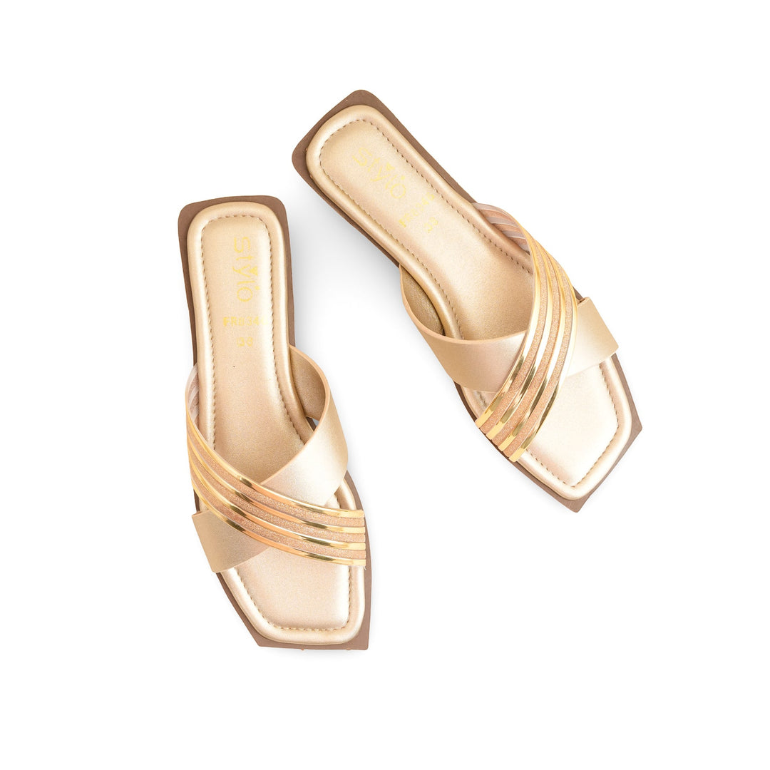 Golden Formal Slipper FR8346