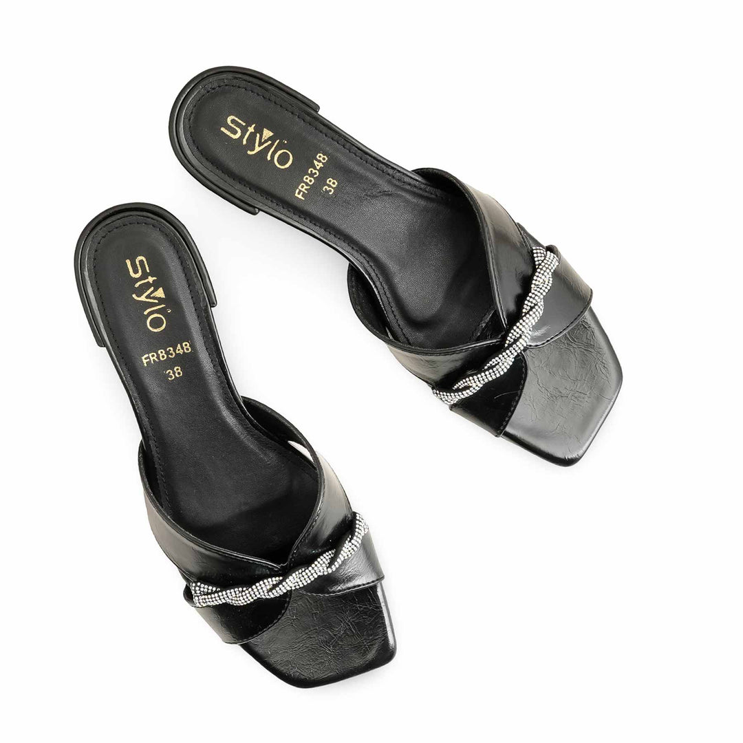 Black Formal Slipper FR8348