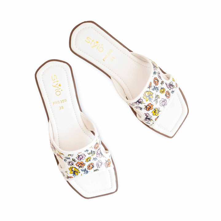 White Formal Women Slipper FR8350