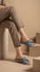 Blue Formal Slipper FR8352