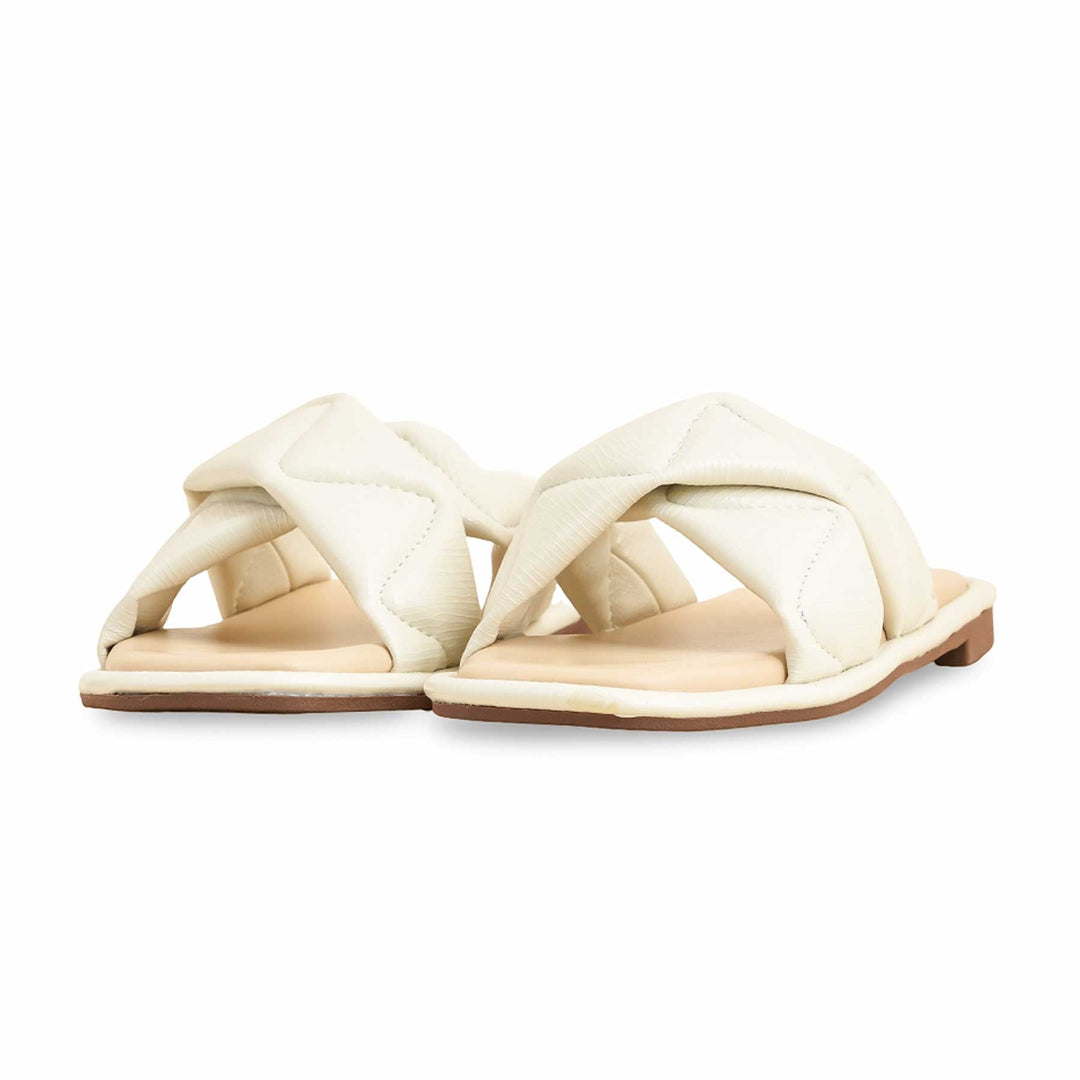 Cream Formal Slipper FR8352