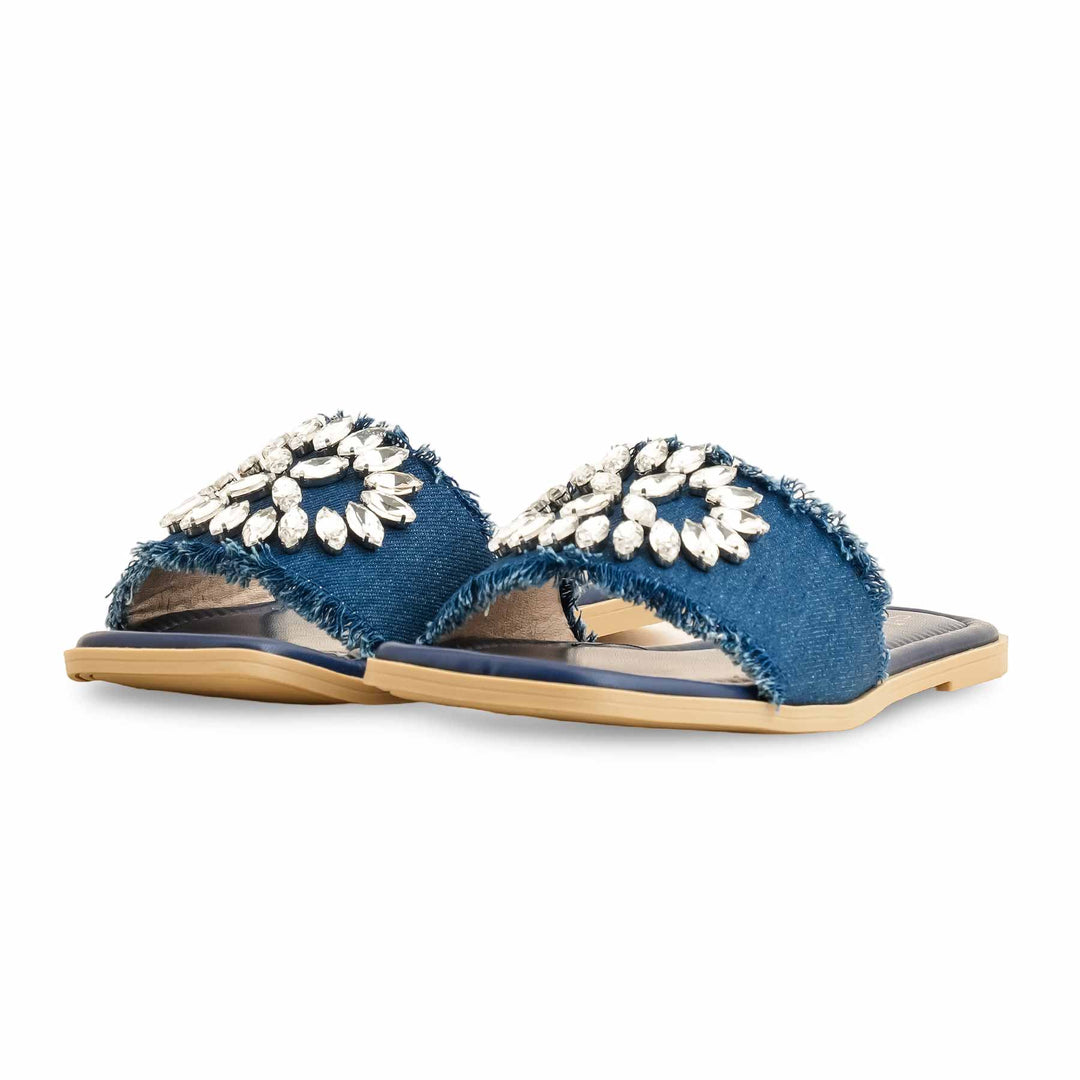 Blue Formal Slipper FR8355