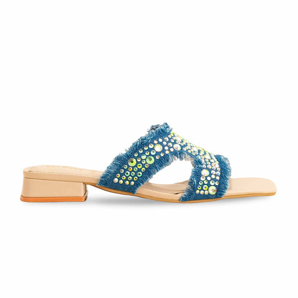 Sky Blue Formal Slipper FR8356