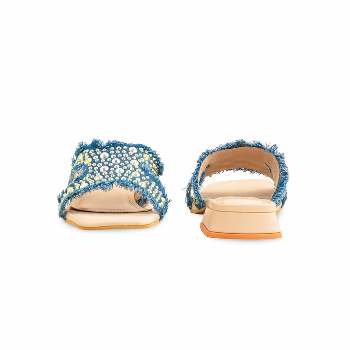 Sky Blue Formal Slipper FR8356