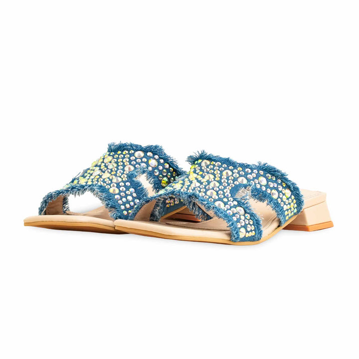 Sky Blue Formal Slipper FR8356