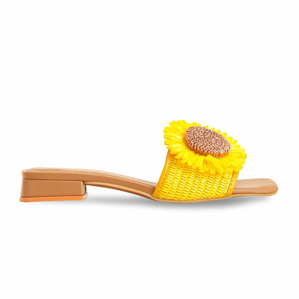Yellow Formal Slipper FR8357