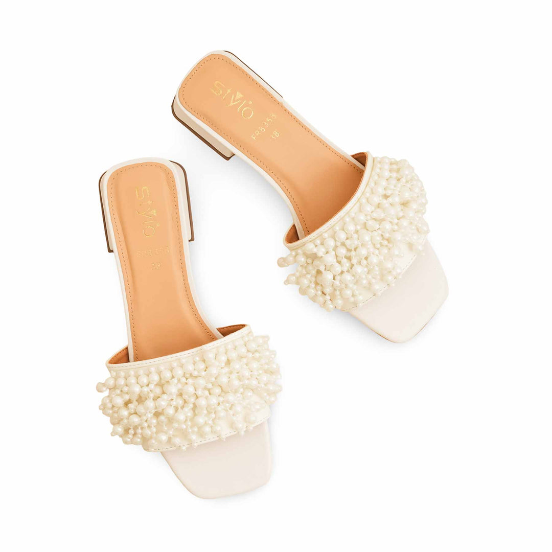 White Formal Slipper FR8358