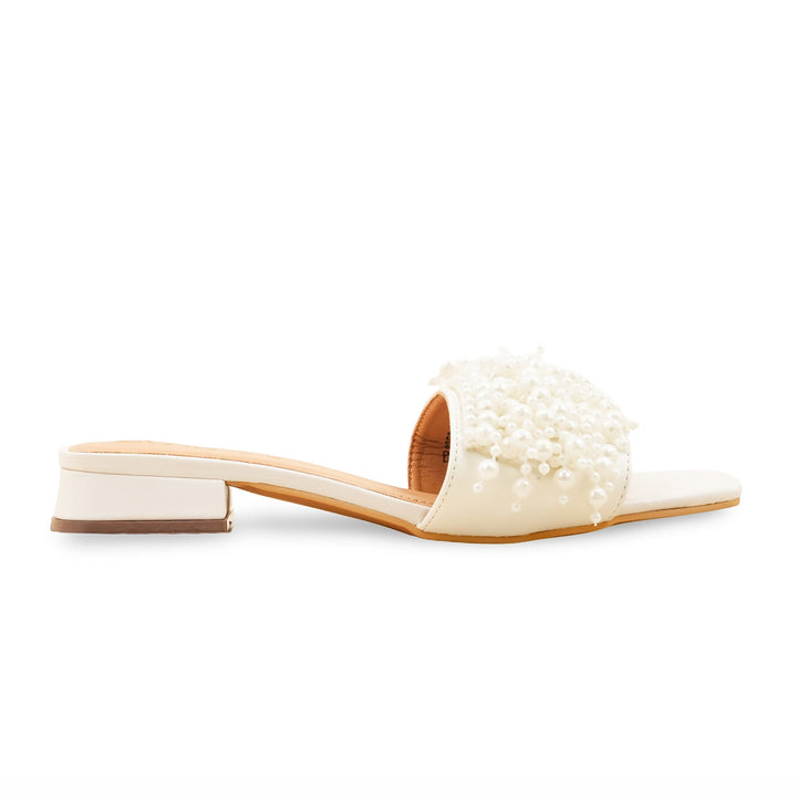 White Formal Slipper FR8358