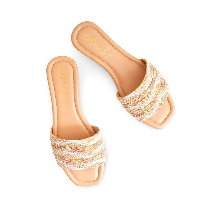 Beige Formal Slipper FR8359
