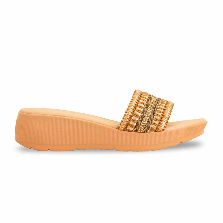 Brown Formal Slipper For Ladies FR8361