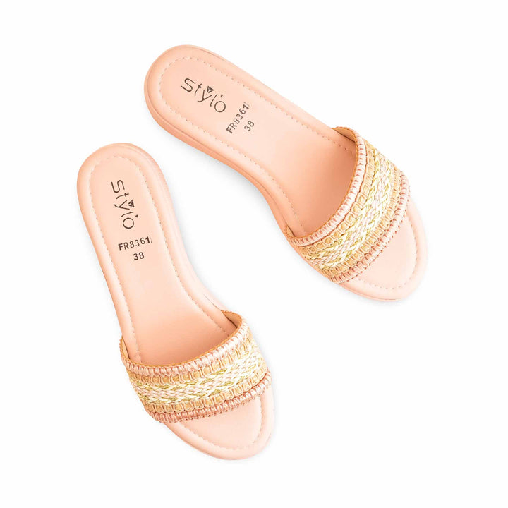 Pink Formal Slipper For Ladies FR8361