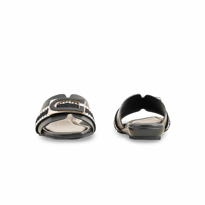 Black Formal Slipper For Ladies FR8362