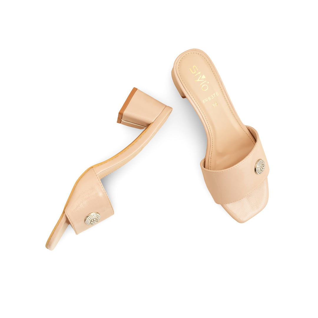 Beige Formal Slipper FR8378