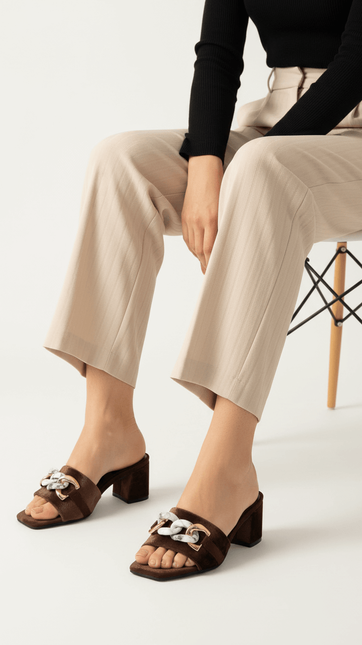 Brown Formal Slipper FR8382