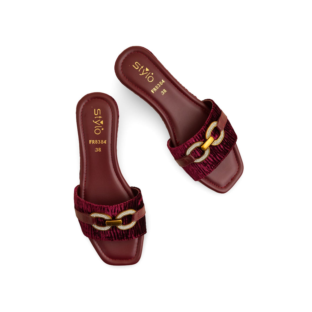 Maroon Formal Slipper FR8384