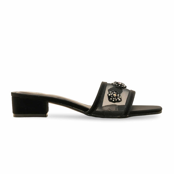 Black Formal Slipper FR8388