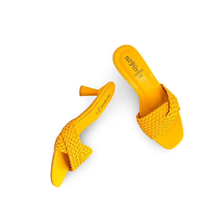 Mustard Formal Slipper FR8393