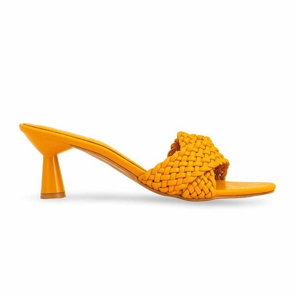 Mustard Formal Slipper FR8393
