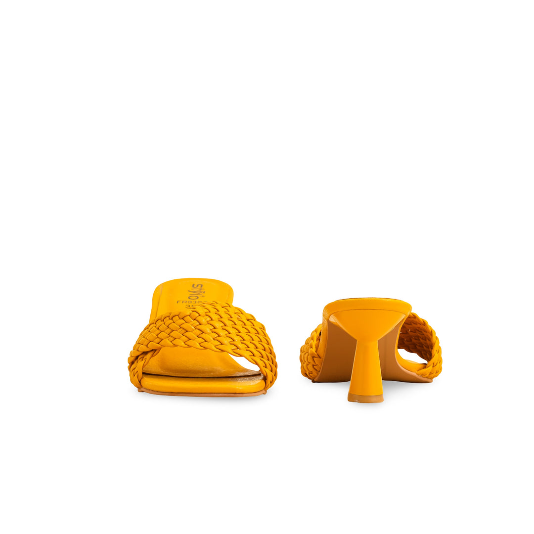 Mustard Formal Slipper FR8393