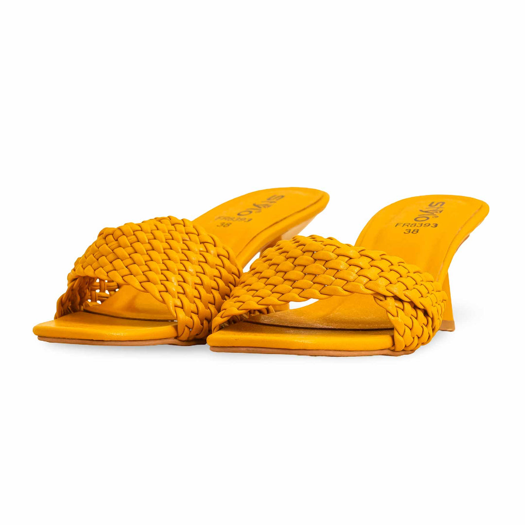 Mustard Formal Slipper FR8393