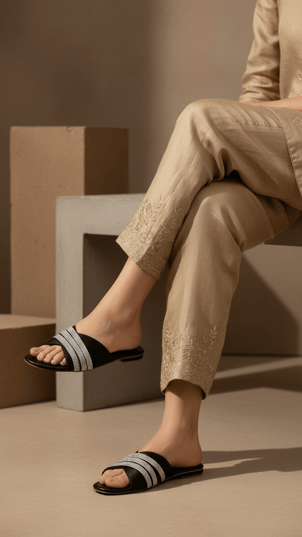 Black Formal Slipper FR8396