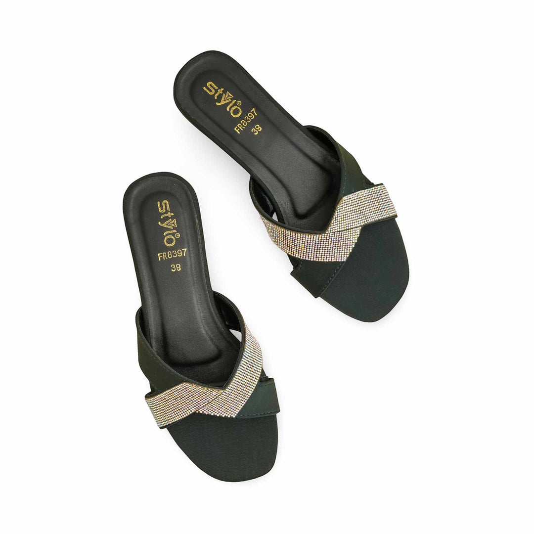 Green Formal Slipper FR8397