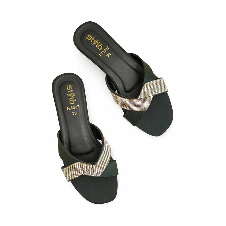 Green Formal Slipper FR8397