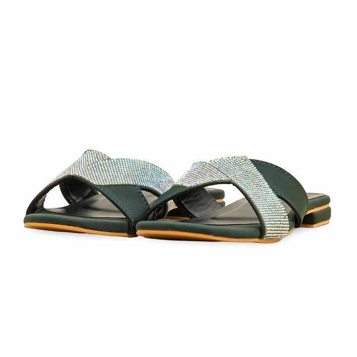 Green Formal Slipper FR8397