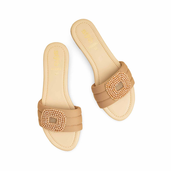 Beige Formal Slipper FR8398