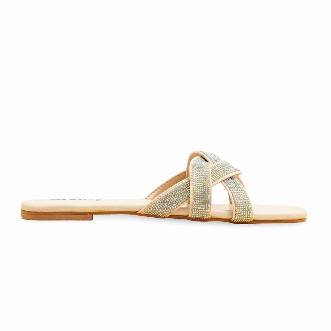 Cream Formal Slipper FR8399