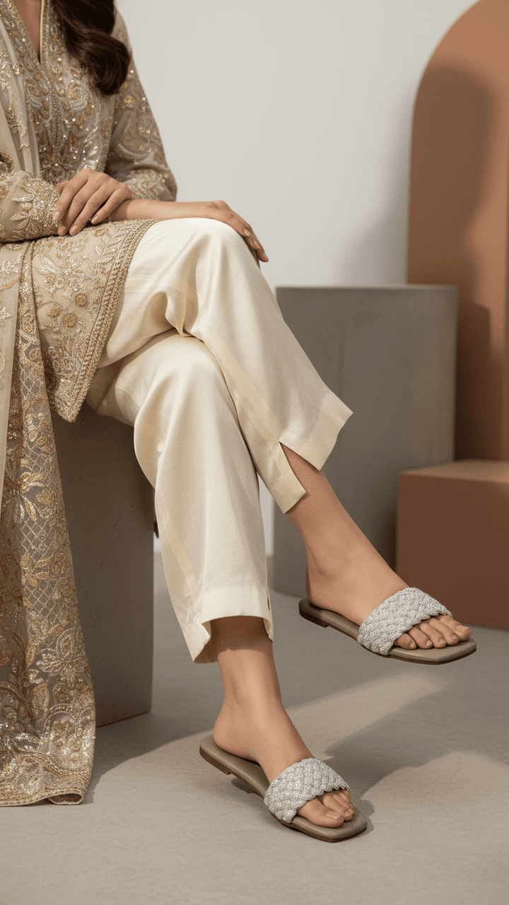 Brown Formal Slipper FR8400