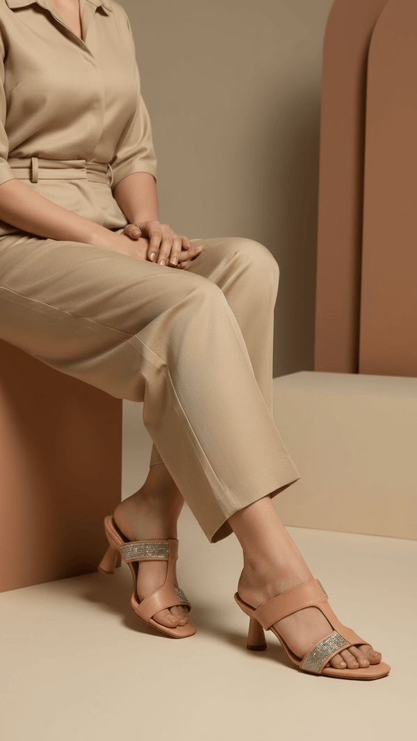 Peach Formal Slipper FR8402