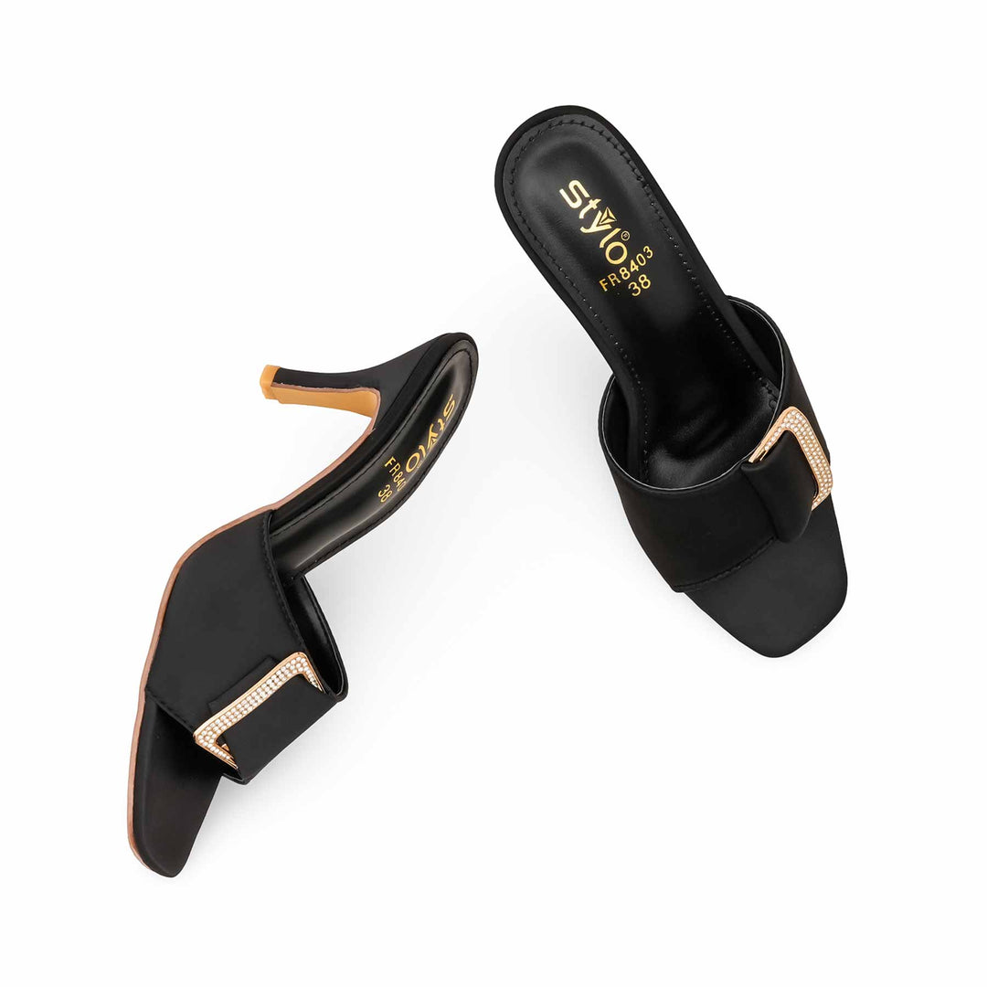 Black Formal Women Slipper FR8403