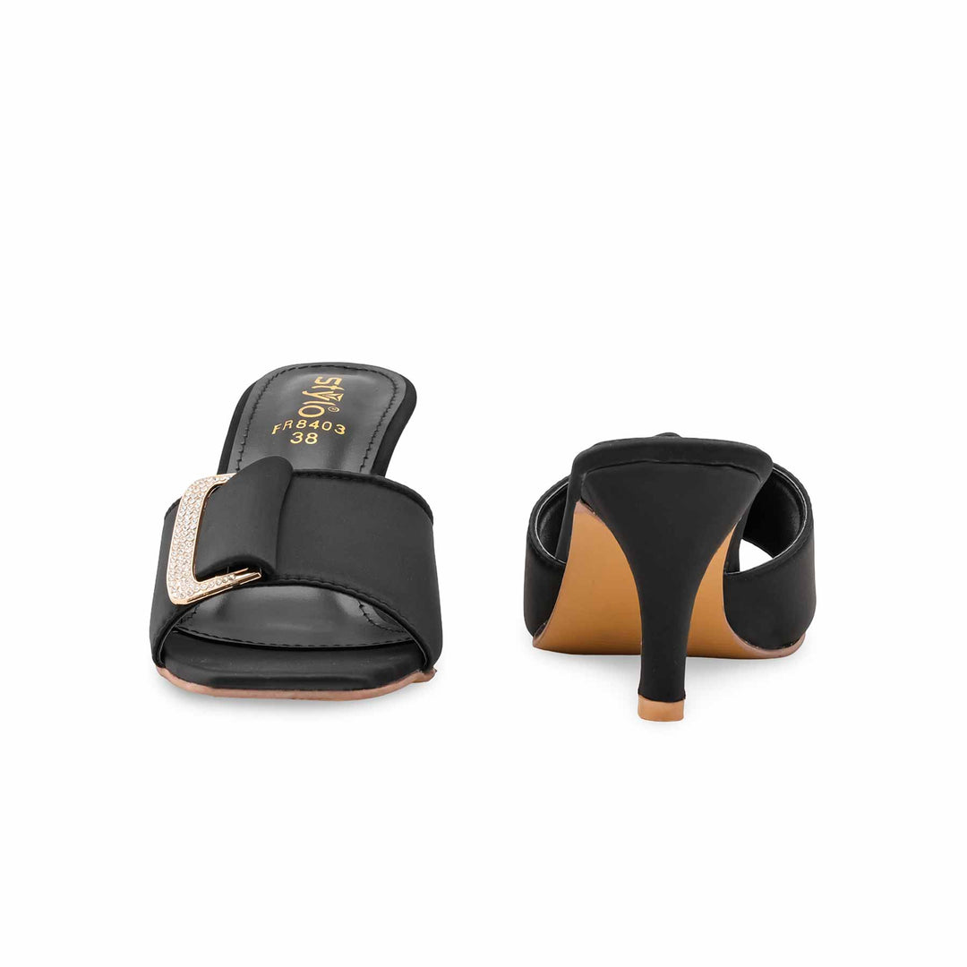 Black Formal Women Slipper FR8403