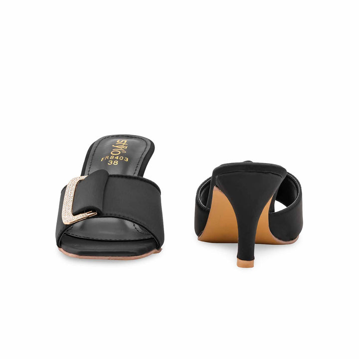Black Formal Women Slipper FR8403