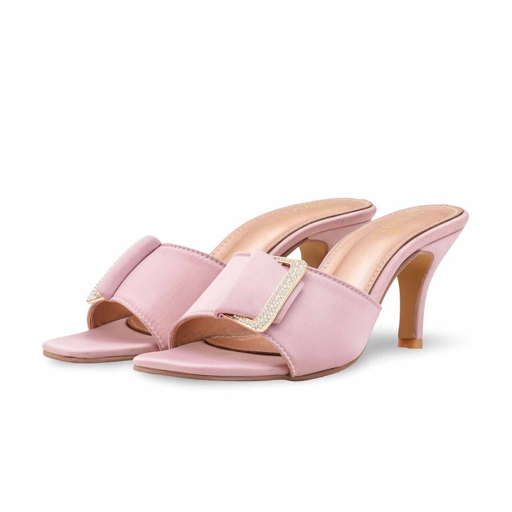 Peach Formal Slipper For Women FR8403