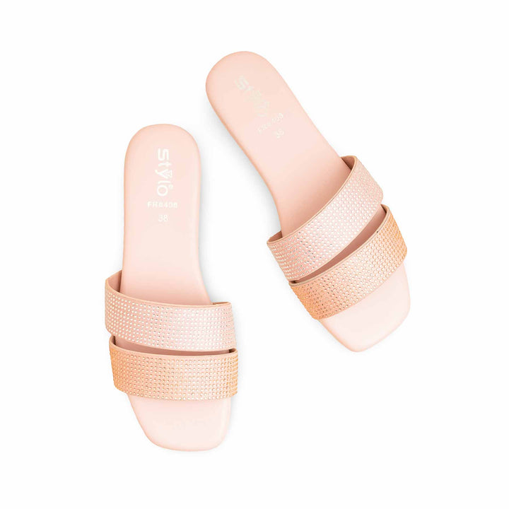 Peach Formal Slipper FR8408