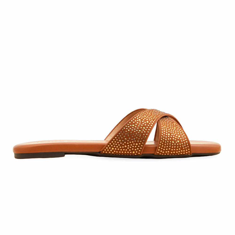 Tan Formal Slipper FR8409