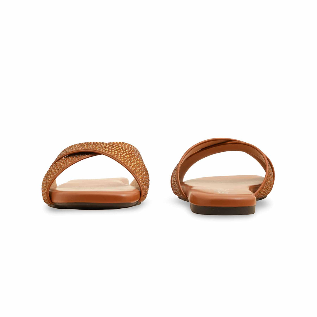 Tan Formal Slipper FR8409