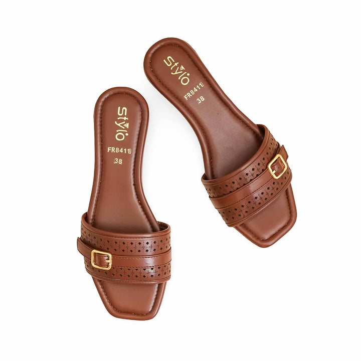 Brown Formal Slipper FR8411